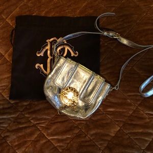 Roberto Cavalli Metallic crossbody bag